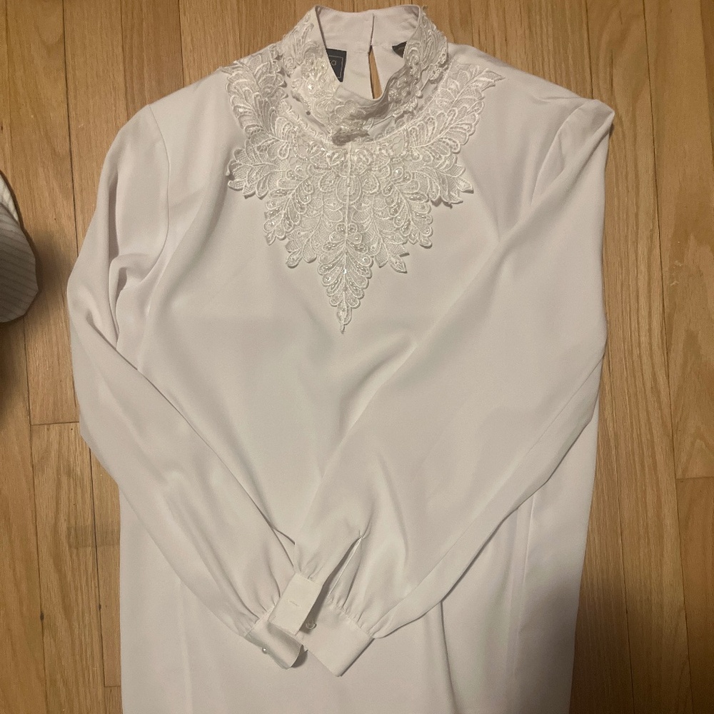 white blouse